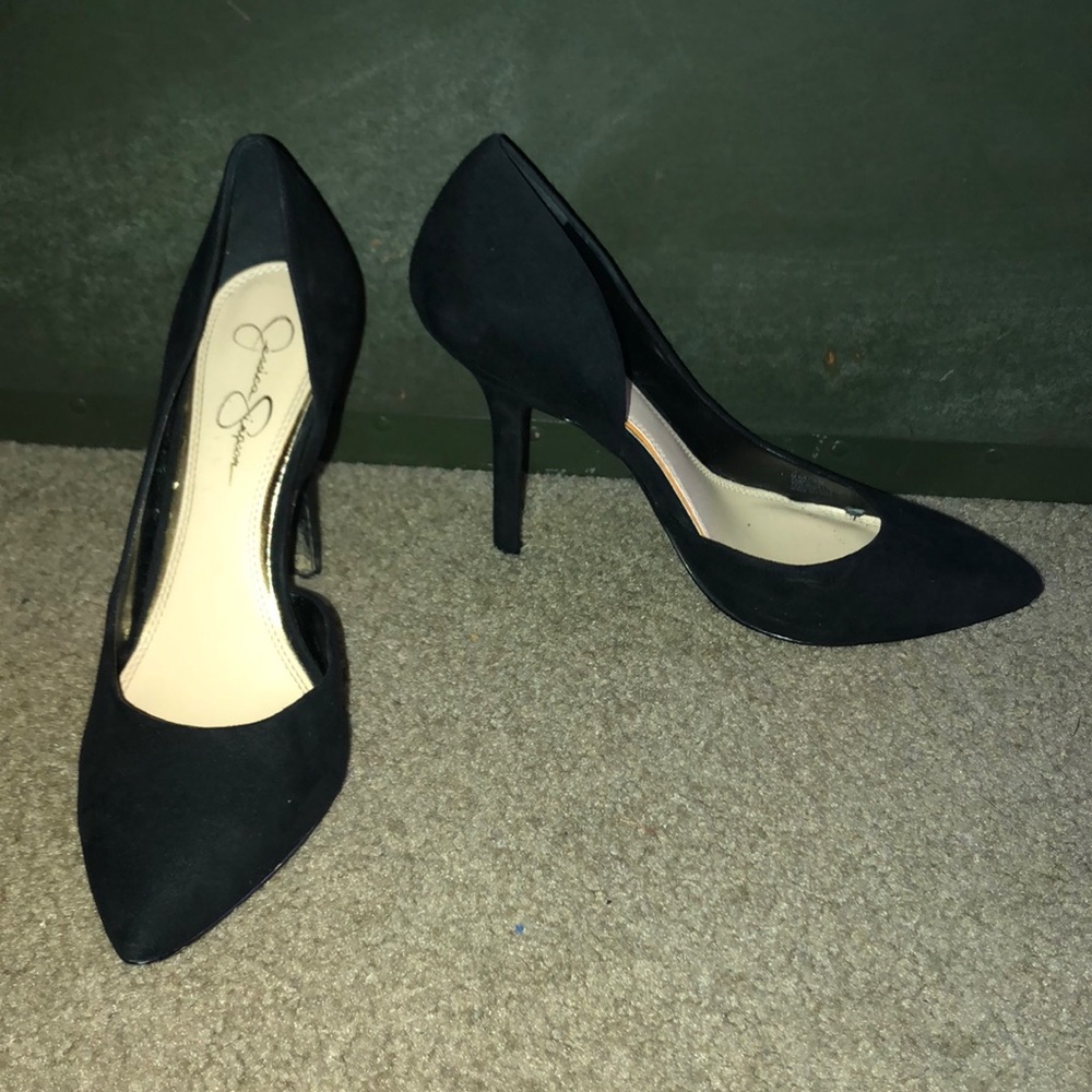 Jessica Simpson Black Heels